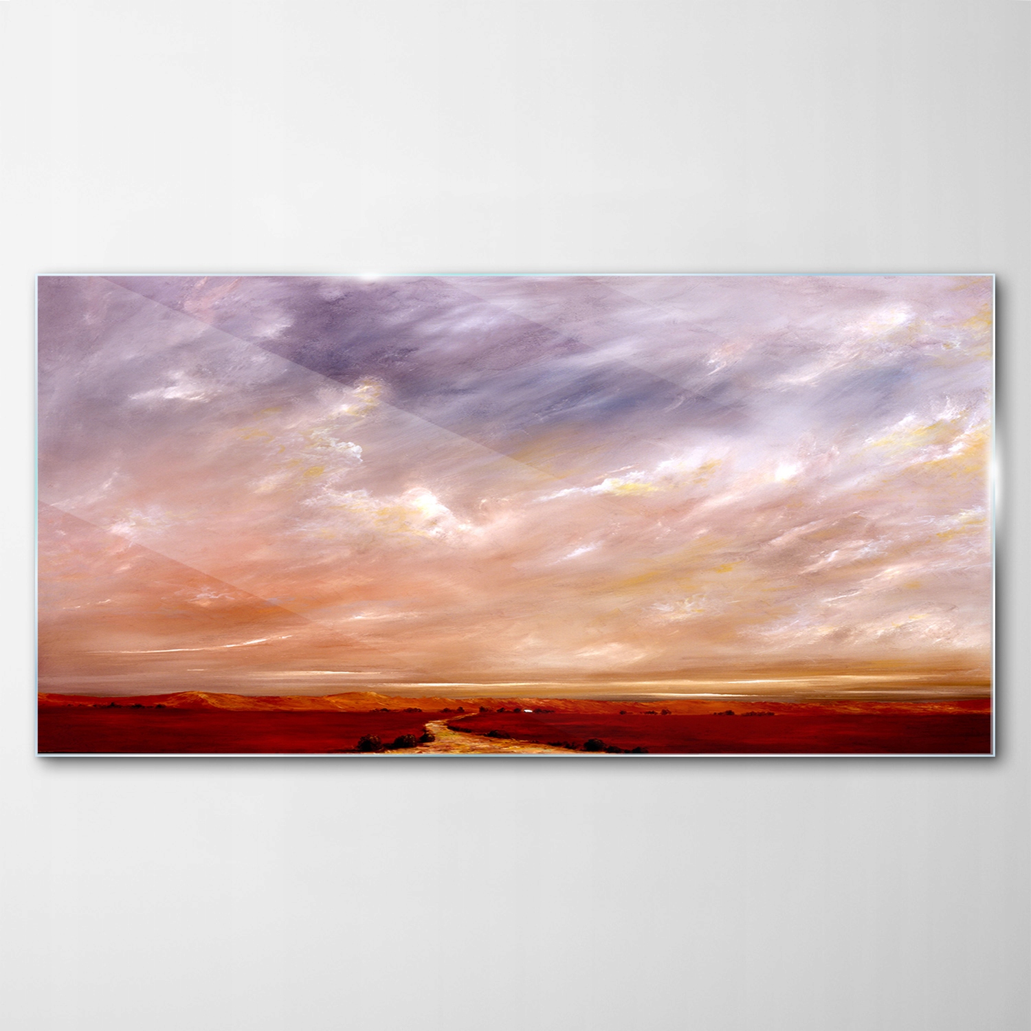 Sklenený obraz Dekor Lúka Krajina Príroda 120x60