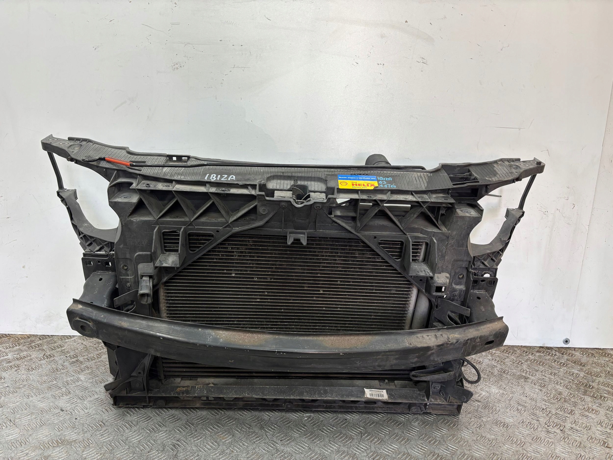 support panel for radiators Z CHLODNICAMI SEAT IBIZA 6J 09- 1.6 TDI