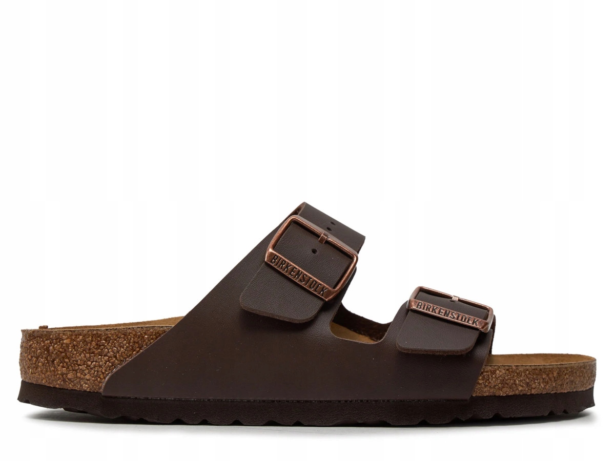 Klapki Birkenstock Arizona Bf Narrow Brązowe 39