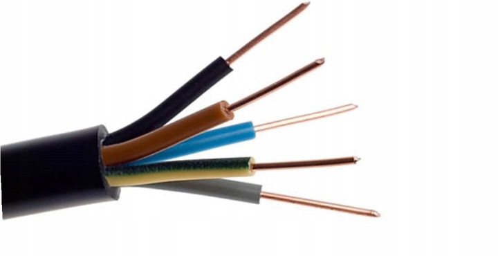 KABEL PRZEWÓD ZIEMNY ENERGETYCZNY YKY 5x4mm 0,6/1kV 1 m EAN (GTIN) 5900000240121