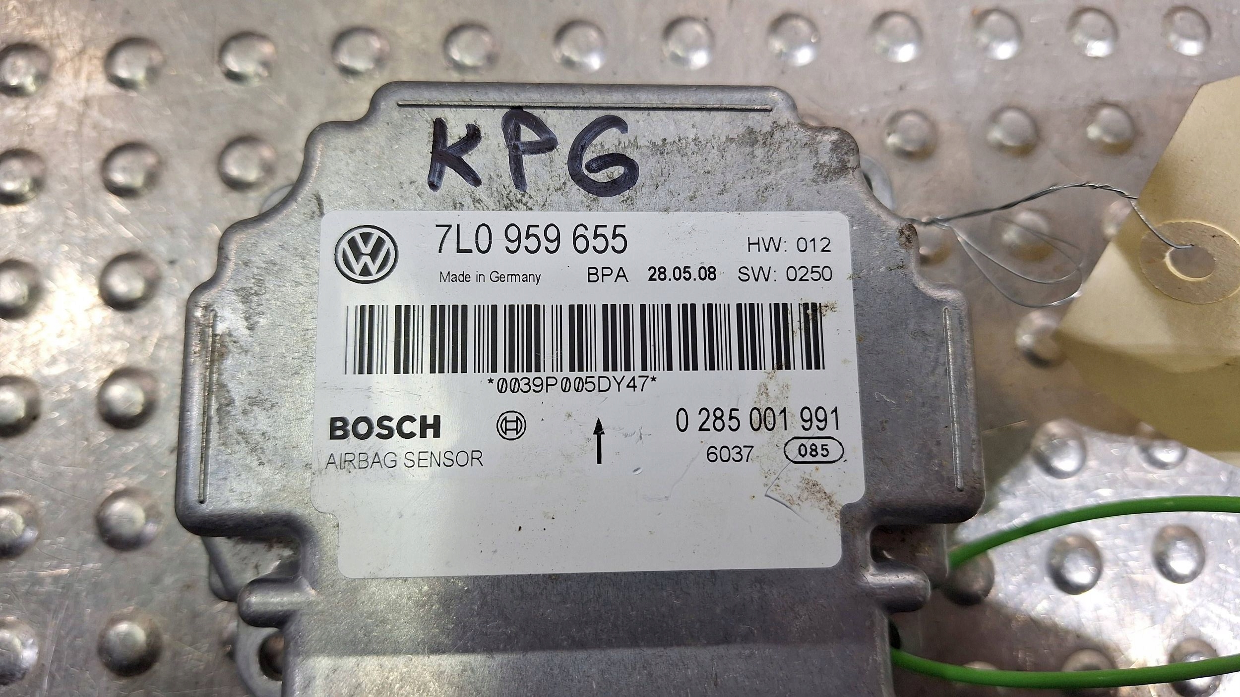 module control unit airbag 7L0959655 PORSCHE CAYENNE and 7L5 LIFT 4.8 SPRAWNY