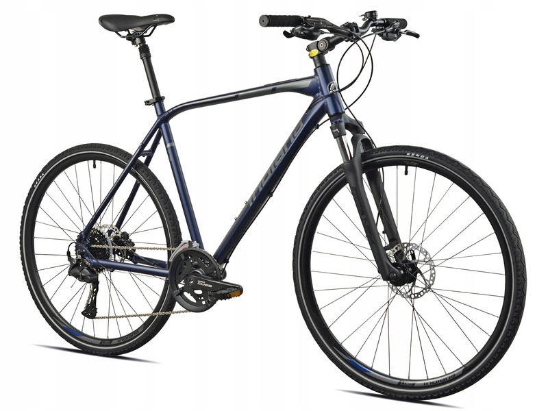 Rower crossowy Indiana X-Cross 5.0 D17 28 cali męski Ciemnoszary