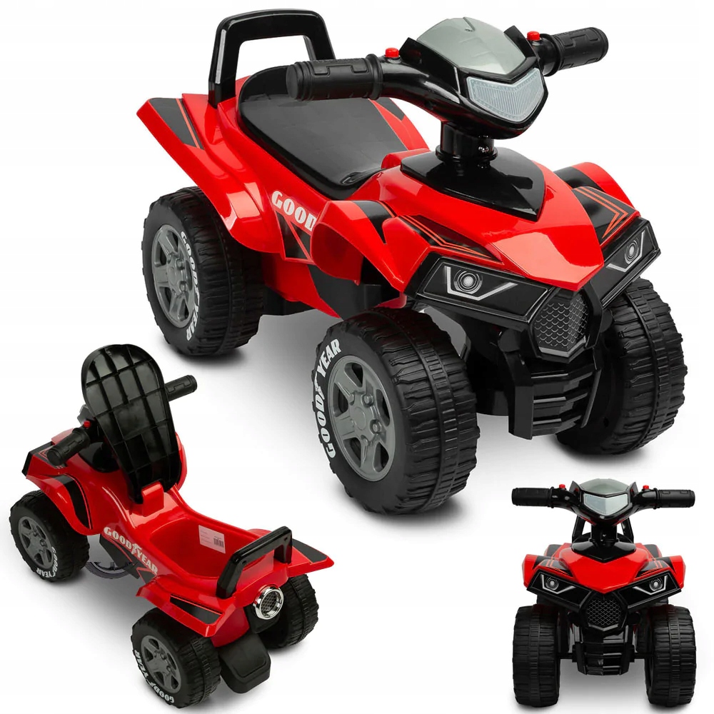 Toyz Quad jeździk Pojazd dla dzieci Goodyear red