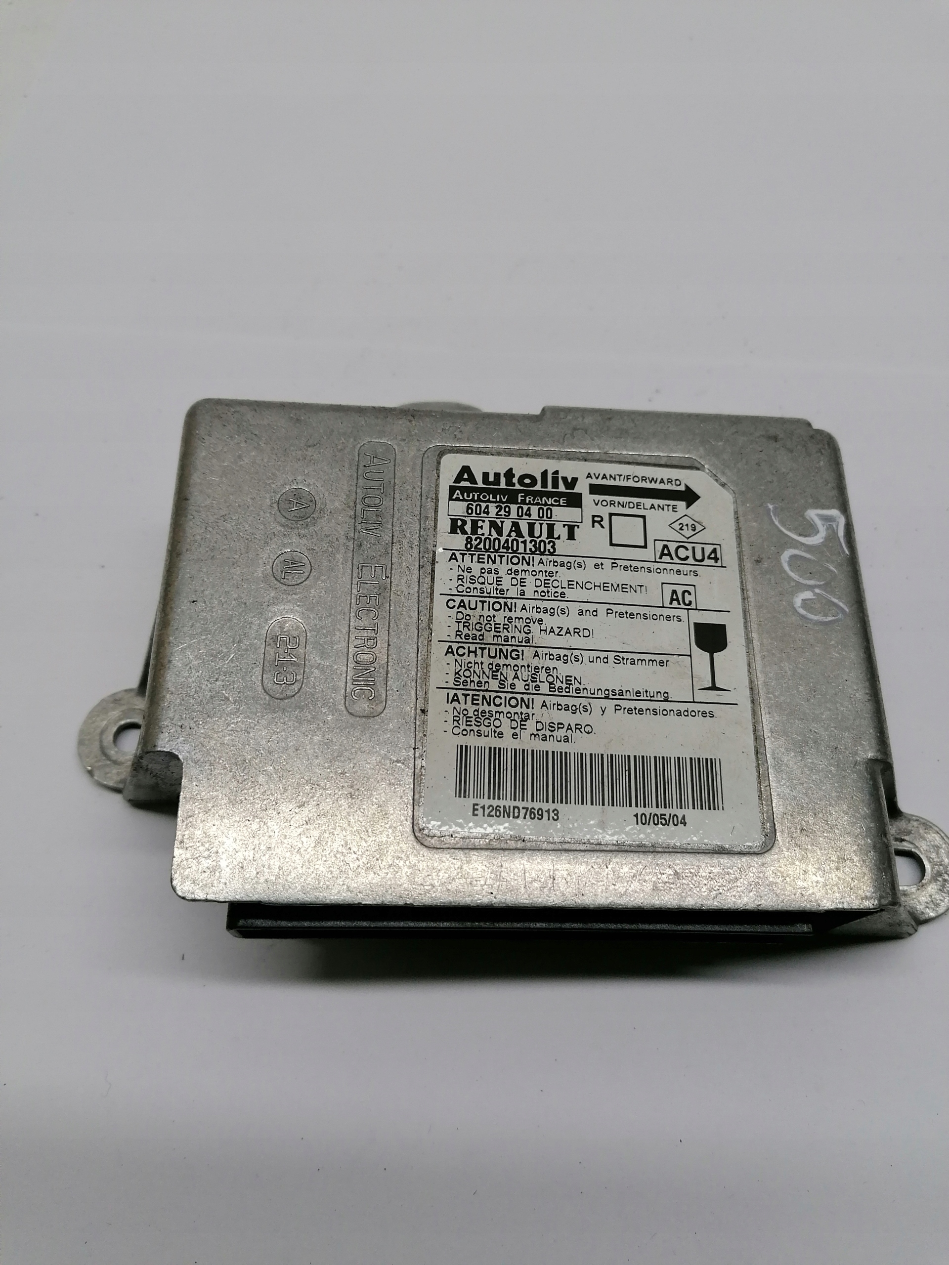 module airbag 8200401303 RENAULT SCENIC II