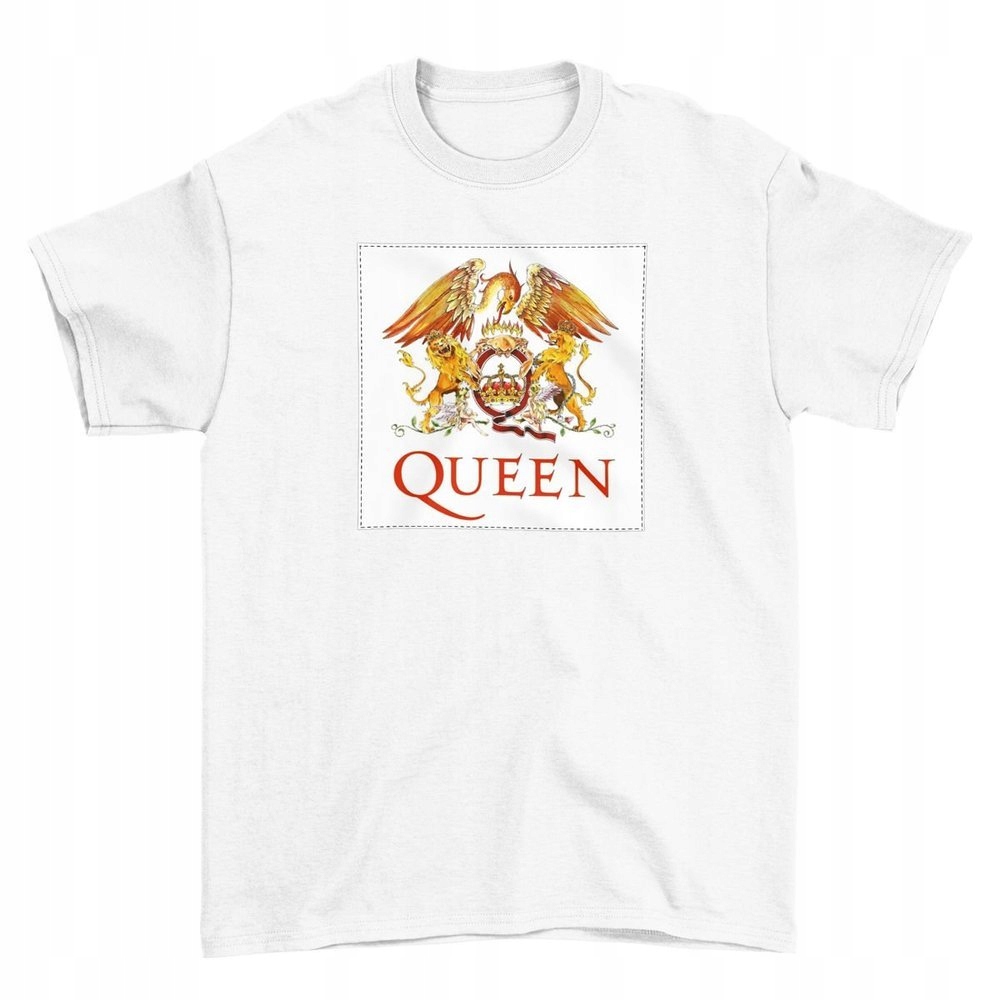 

Koszulka z naszywką Queen logo white r:L