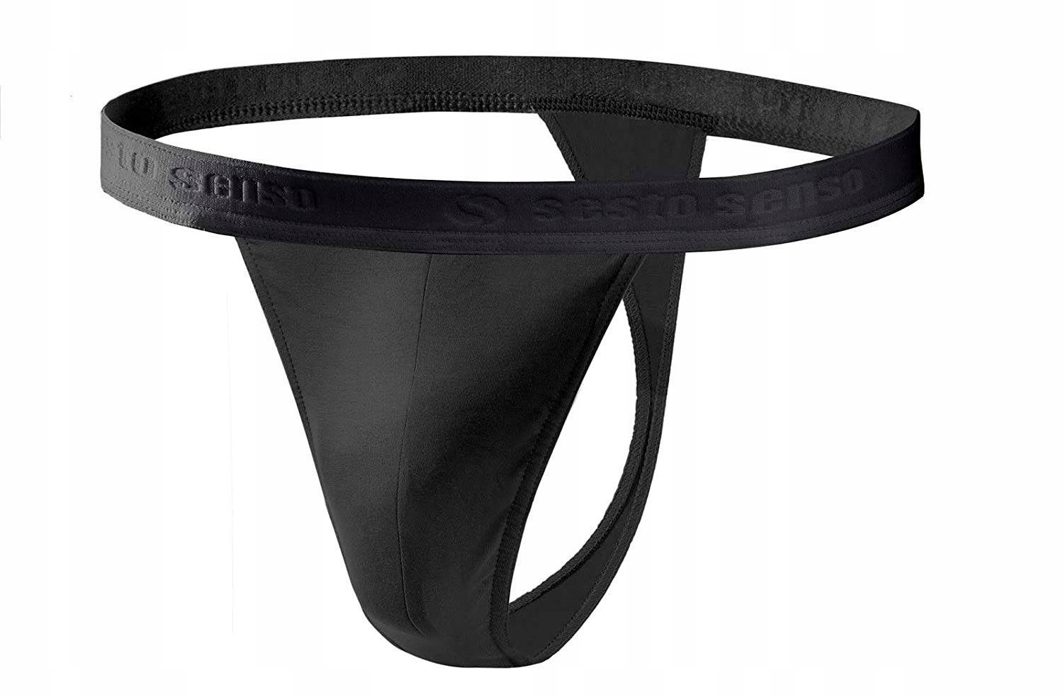 STRINGI MĘSKIE bawełniane z odkrytą gumą *M Fason Stringi