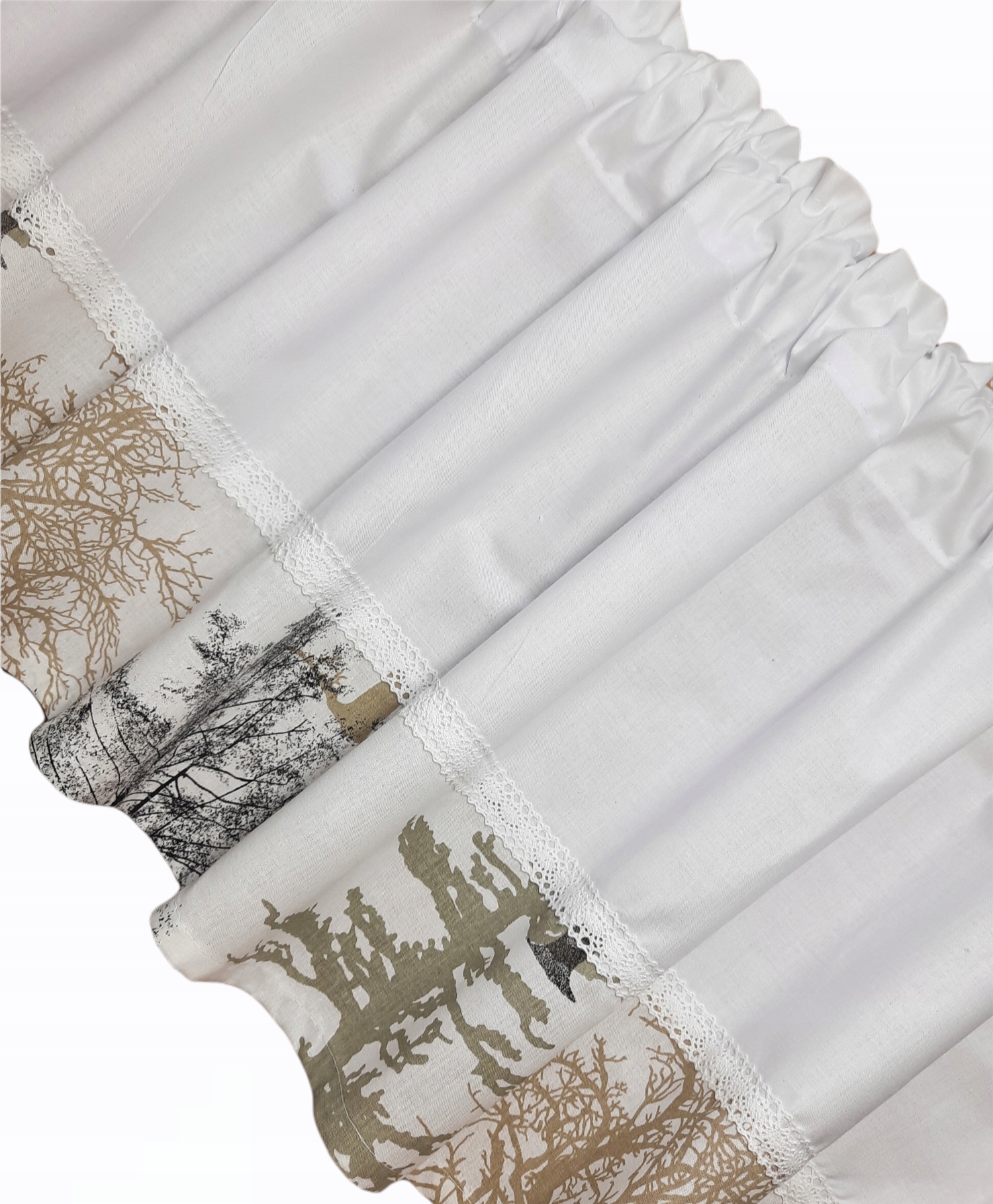 ZAZDROSKA las skandynawski DRZEWA BOHO koronka 40