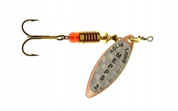 Mepps Aglia Long Rainbo Cooper #0 2.5g