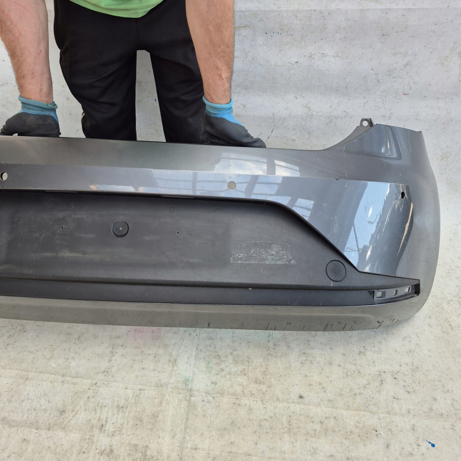 SEAT LEON III 5F FR HB 12- bumper rear part rear PDC