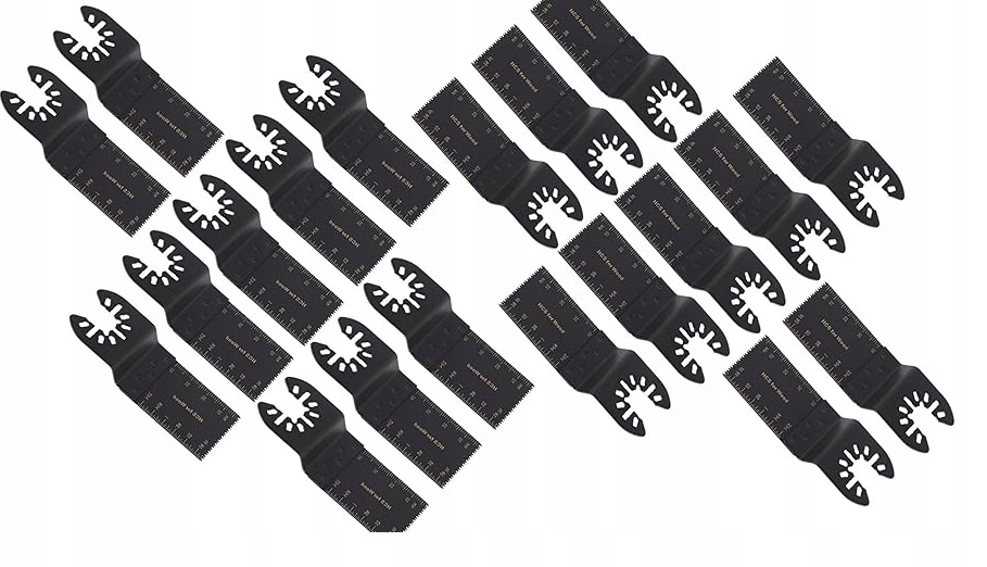 20X Pilové Listy 35 MM Multifunkční Ocel Vysokohlíková Pvc Dřevo