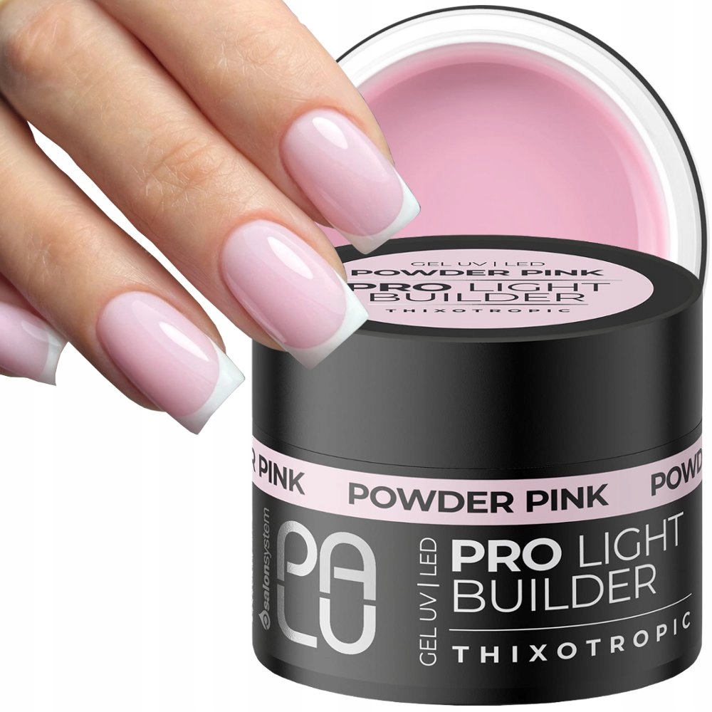 PALU PRO LIGHT BUILDER POWDER PINK ŻEL BUDUJĄCY SAMOPOZIOMUJĄCY 45 g