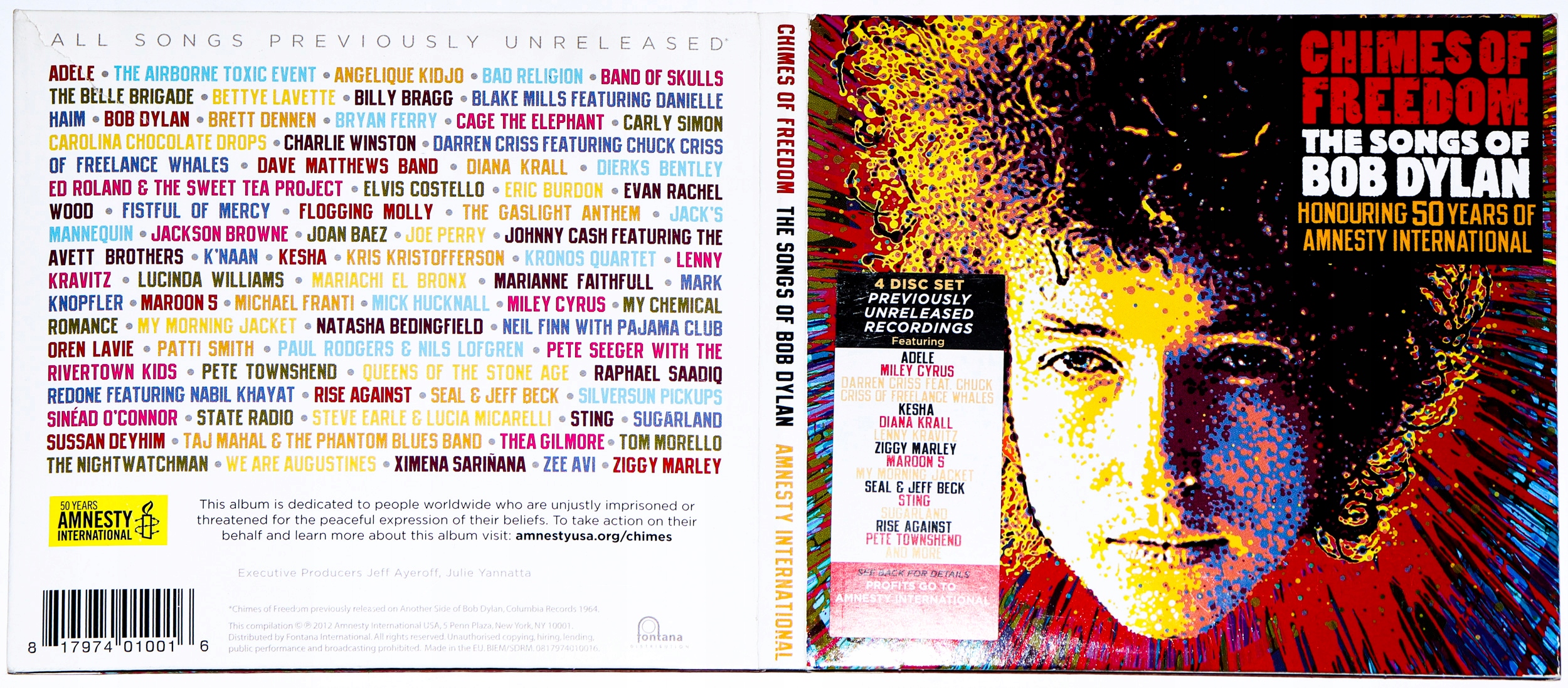 THE SONGS OF BOB DYLAN = CHIMES OF FREEDOM = RARE 12687426260 Sklepy