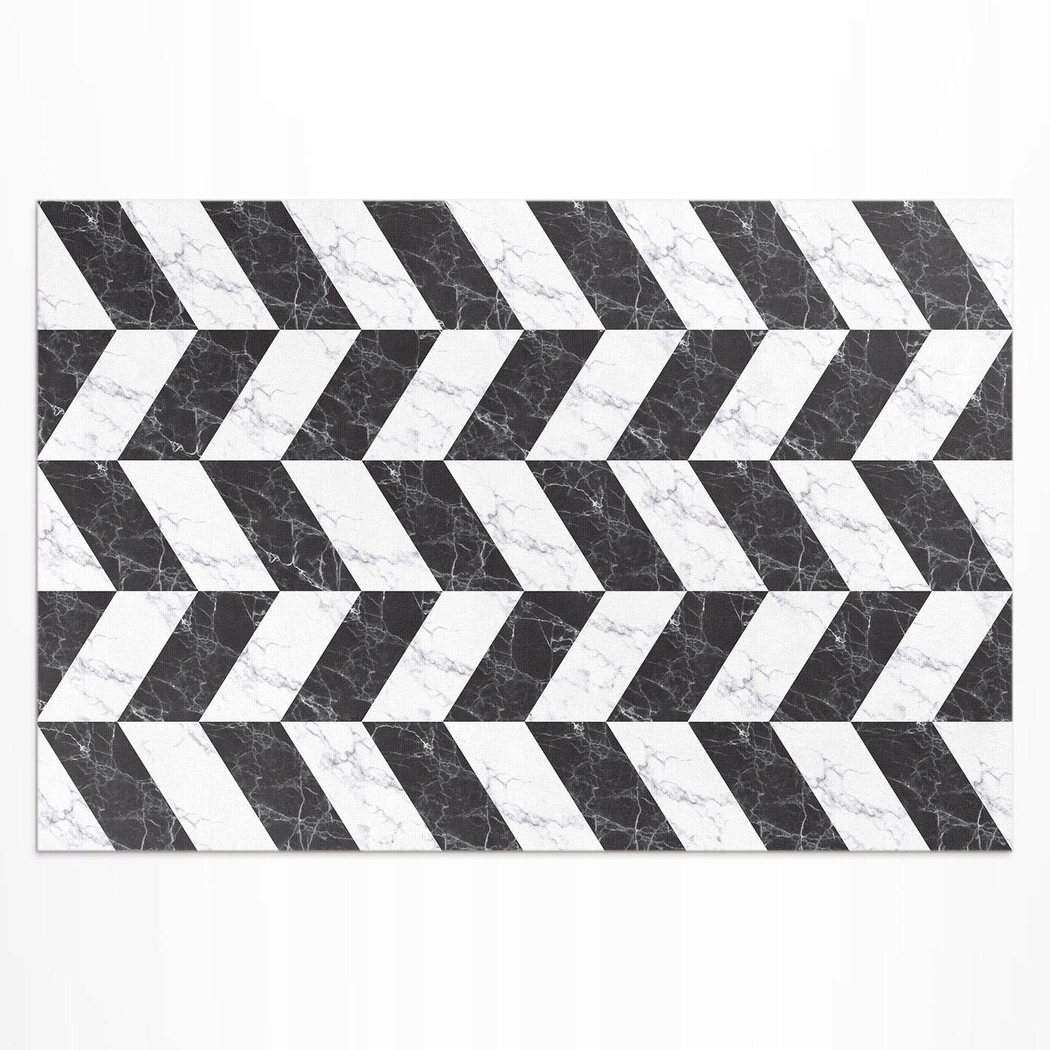Koberec vinylový koberec Monochromatická kamenná jedle mramorová 150 x 100 cm