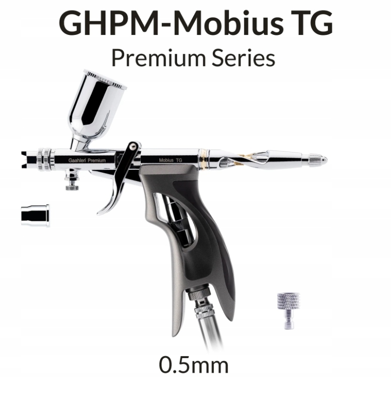 Gaahleri 44070 Aerograf GHPM-Mobius Tg 0,5 mm Airbrush Premium Series