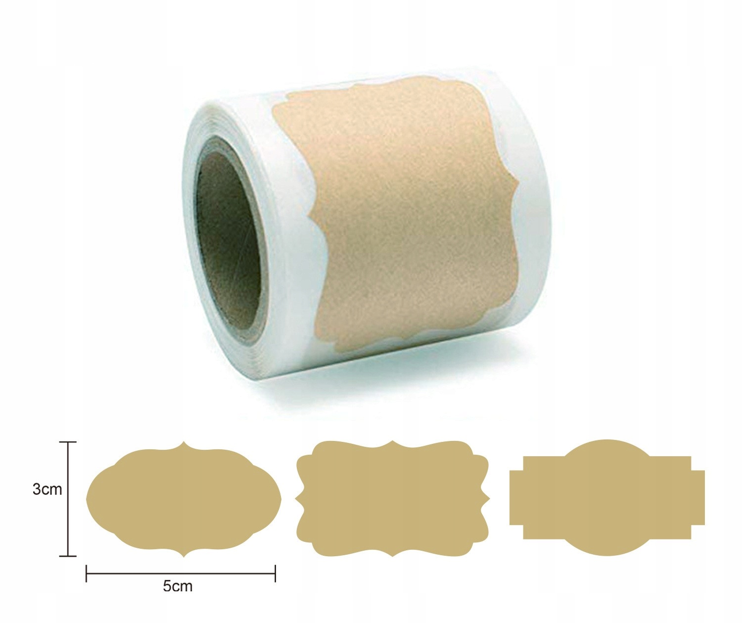 

Etykiety Naklejki na Przyprawy Słoiki 300szt B-36