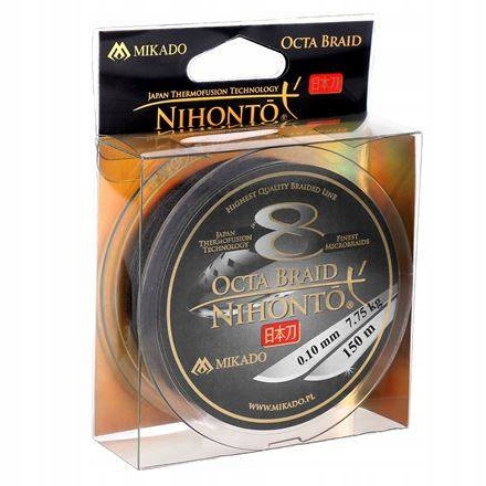 Plecionka Mikado Octra Braid Czarna 0,14/150M
