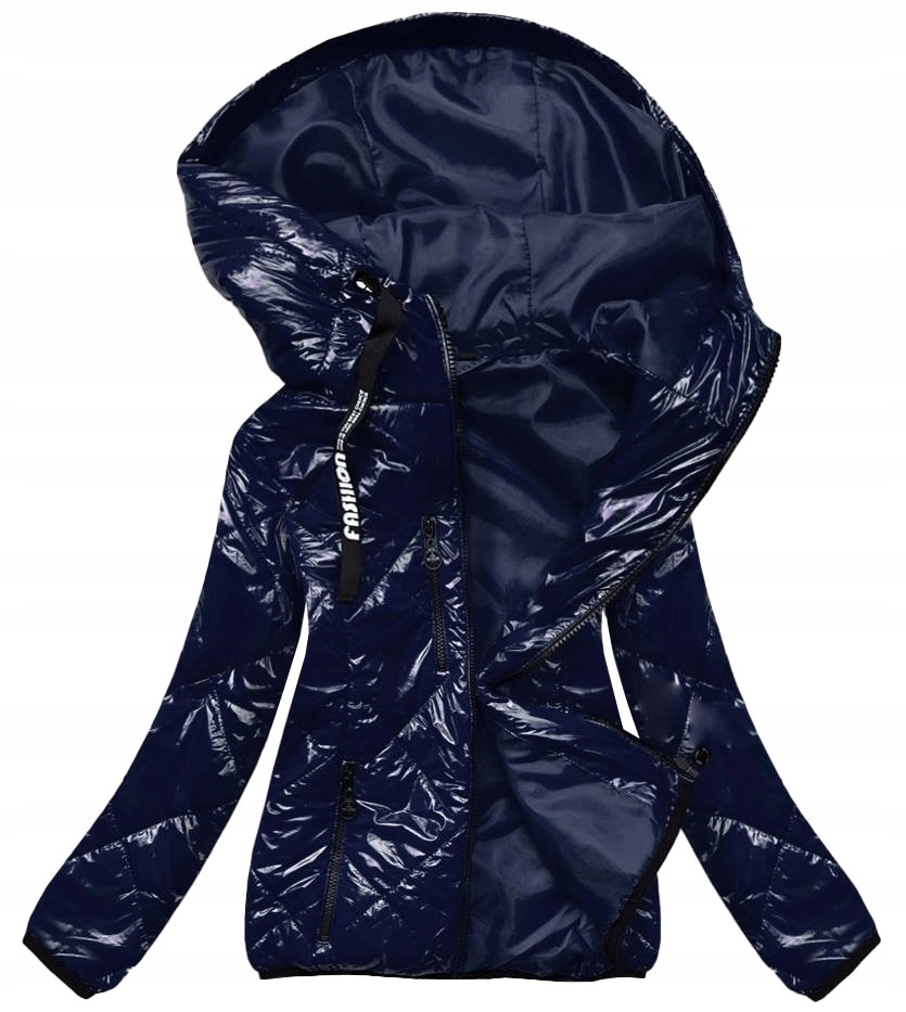 Lakovaná Bunda B9768 Námořnická Modrá XXL (44)