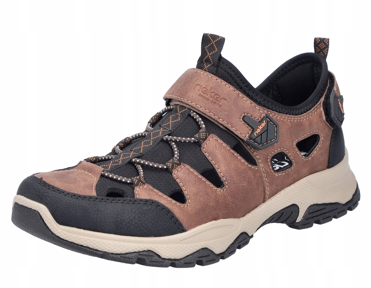 Rieker B8375-90 vel.44 hnědé sandály, trekové polobotky