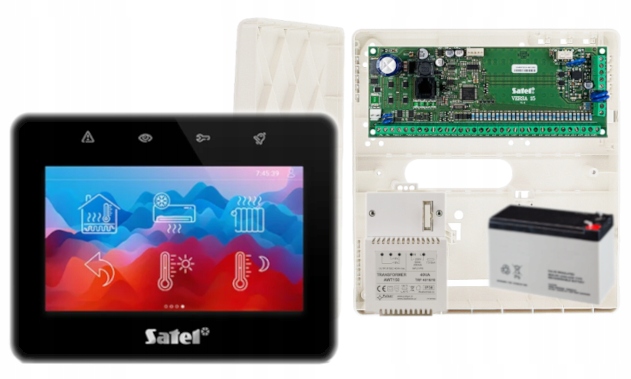 Satel System Alarmowy Versa 15 Panel Dotykowy 4,3" LCD Akumulator 7AH
