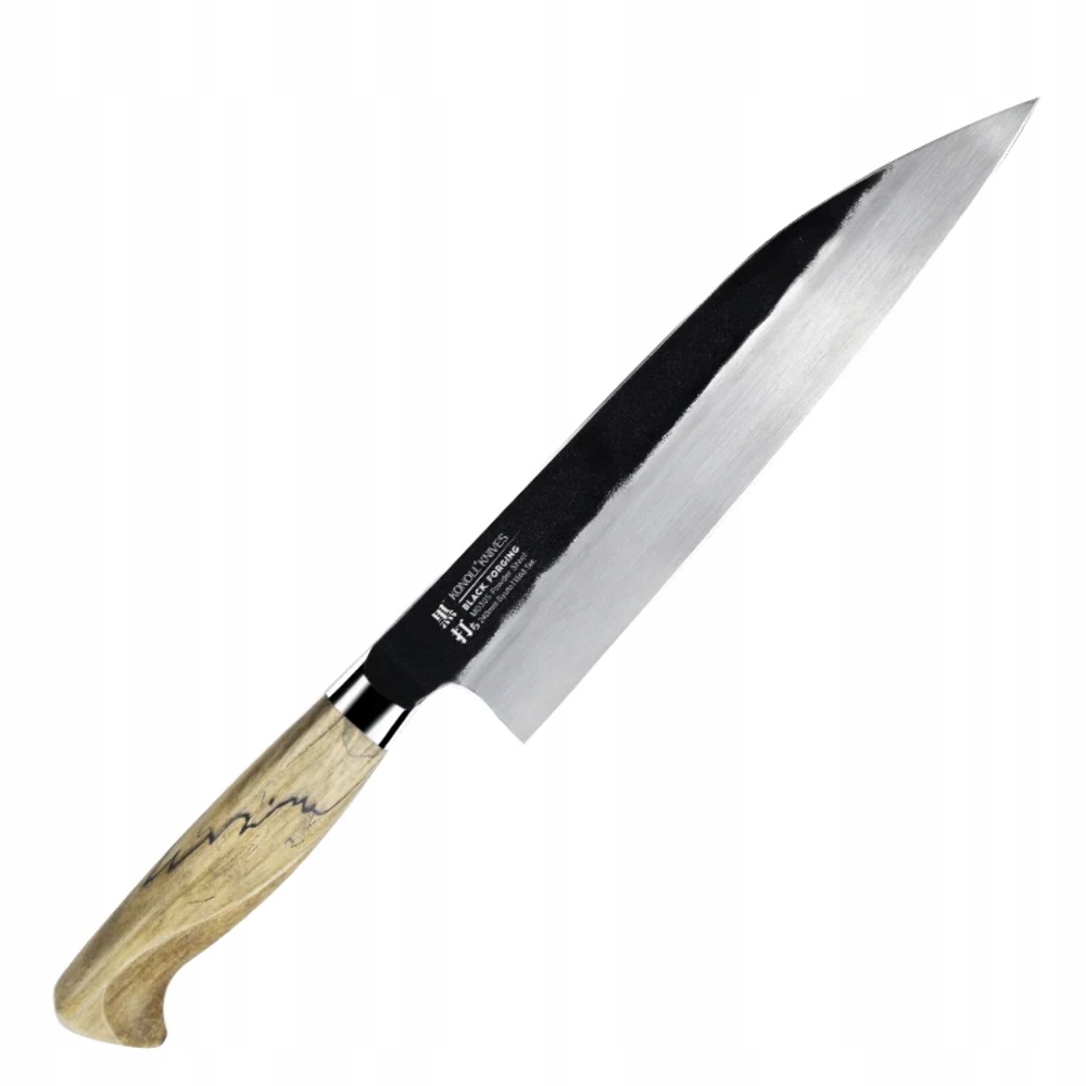 Kuchynský nôž Chef/Gyuto 240 mm Konoll Black Forging MD305