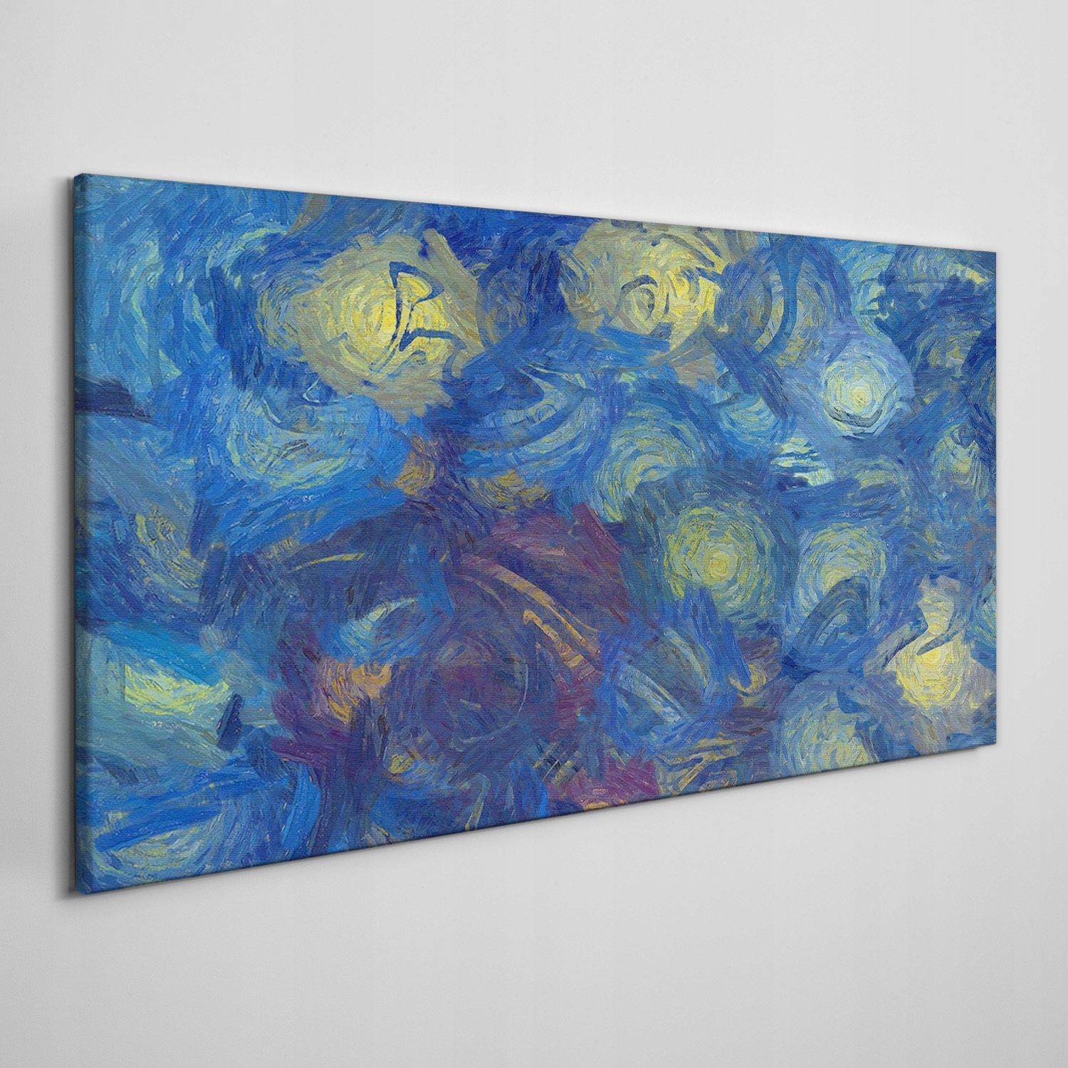 

Obraz ścienny na płótnie Malowane kręgi 100x50 cm