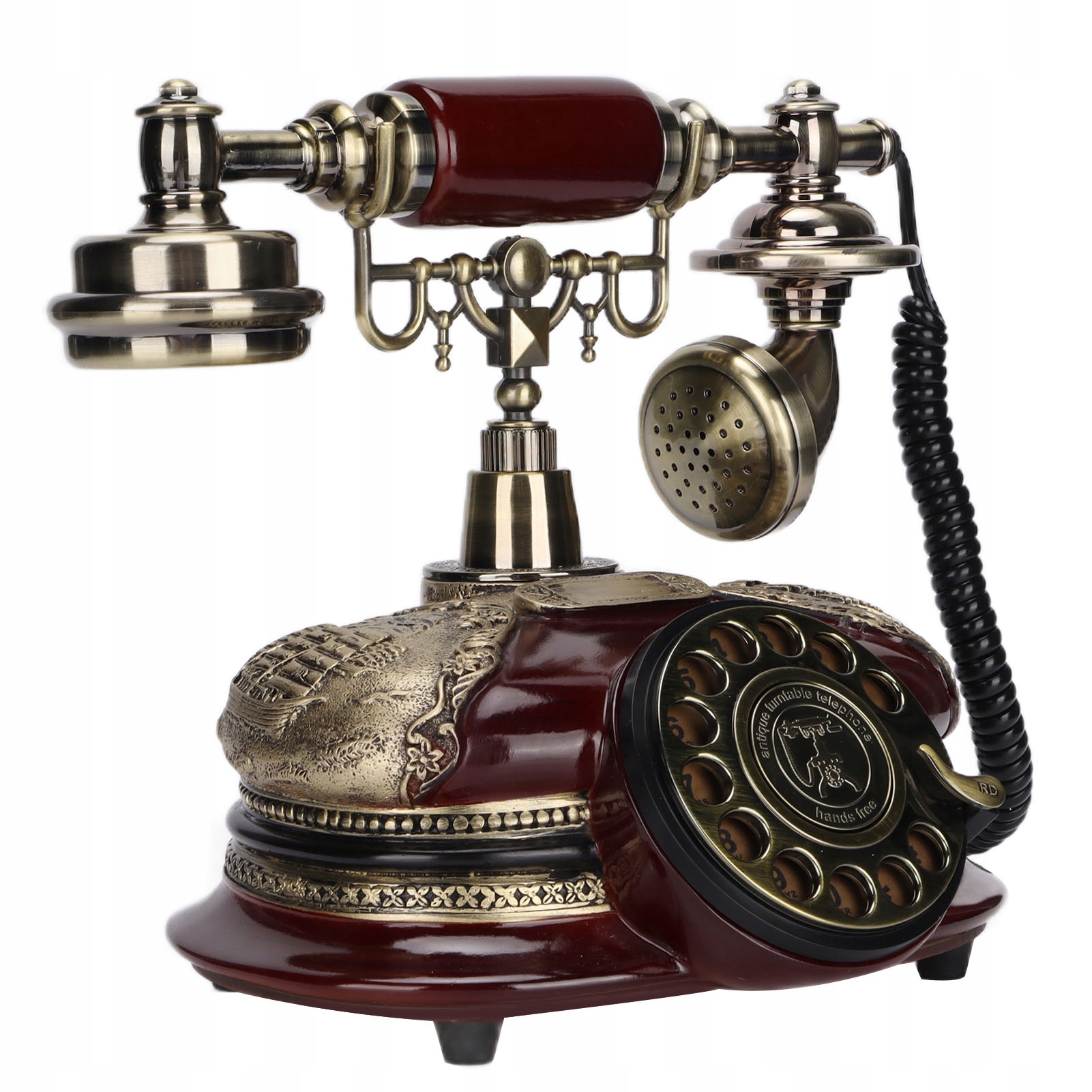 Antyczny europejski telefon obrotowy Tarcza