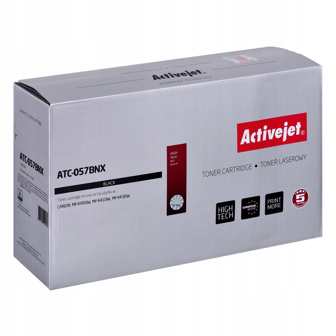Activejet ATC-057BNX Toner (zamiennik Canon CRG-057HBK; Supreme; 10000 stro