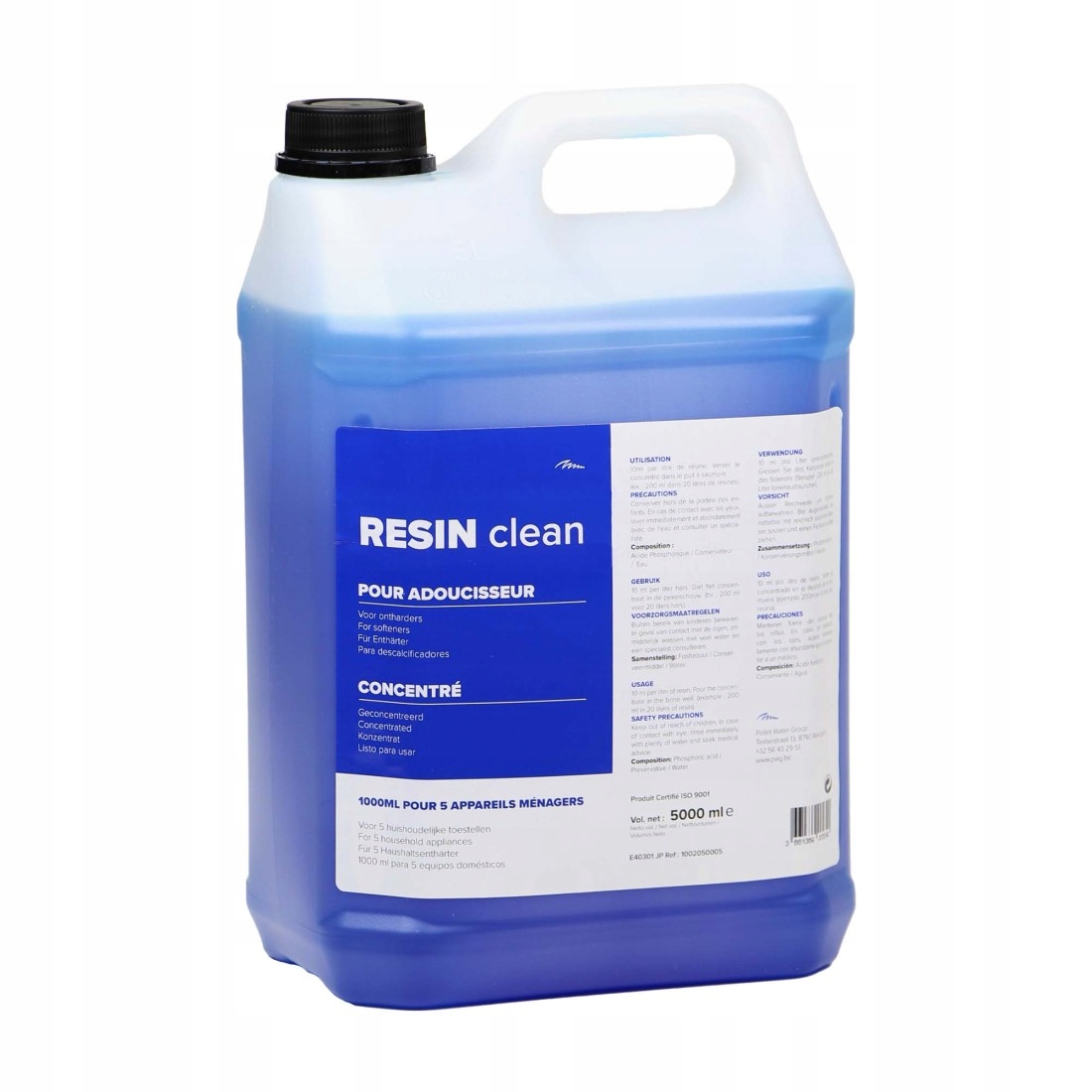 Resin Clean 5 l płyn do czyszczenia żywic jonowymiennych w zmiękczaczach