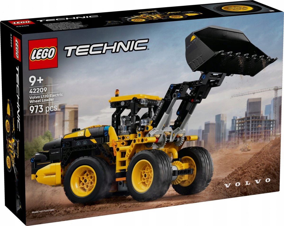 Lego Stavebnice Technic 42209 Kolový nakladač Volvo L120 Electric