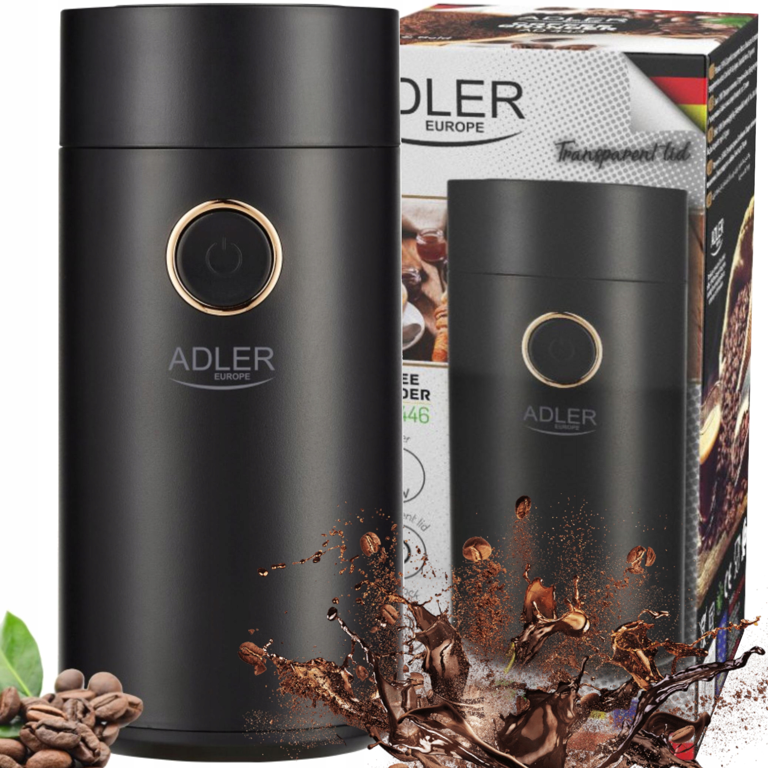 

Młynek Do Mielenia Kawy Elektryczny Adler 75g