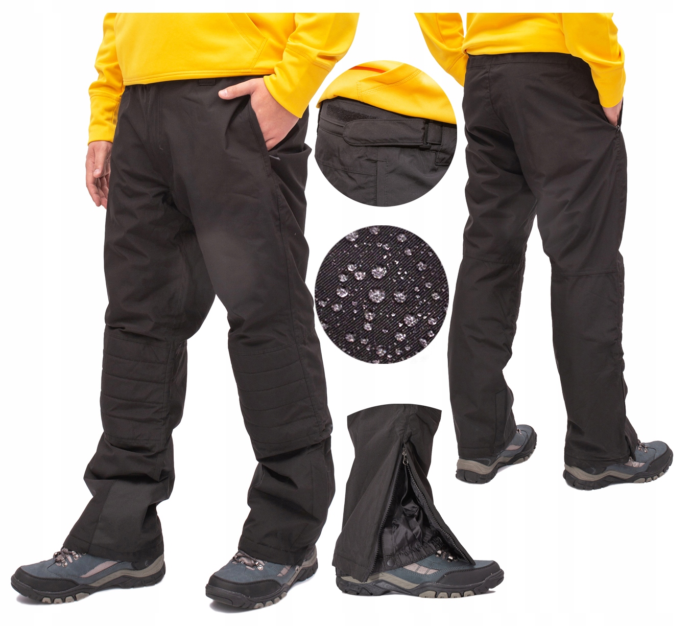 spodnie narciarskie Zimowe Męskie ocieplane M