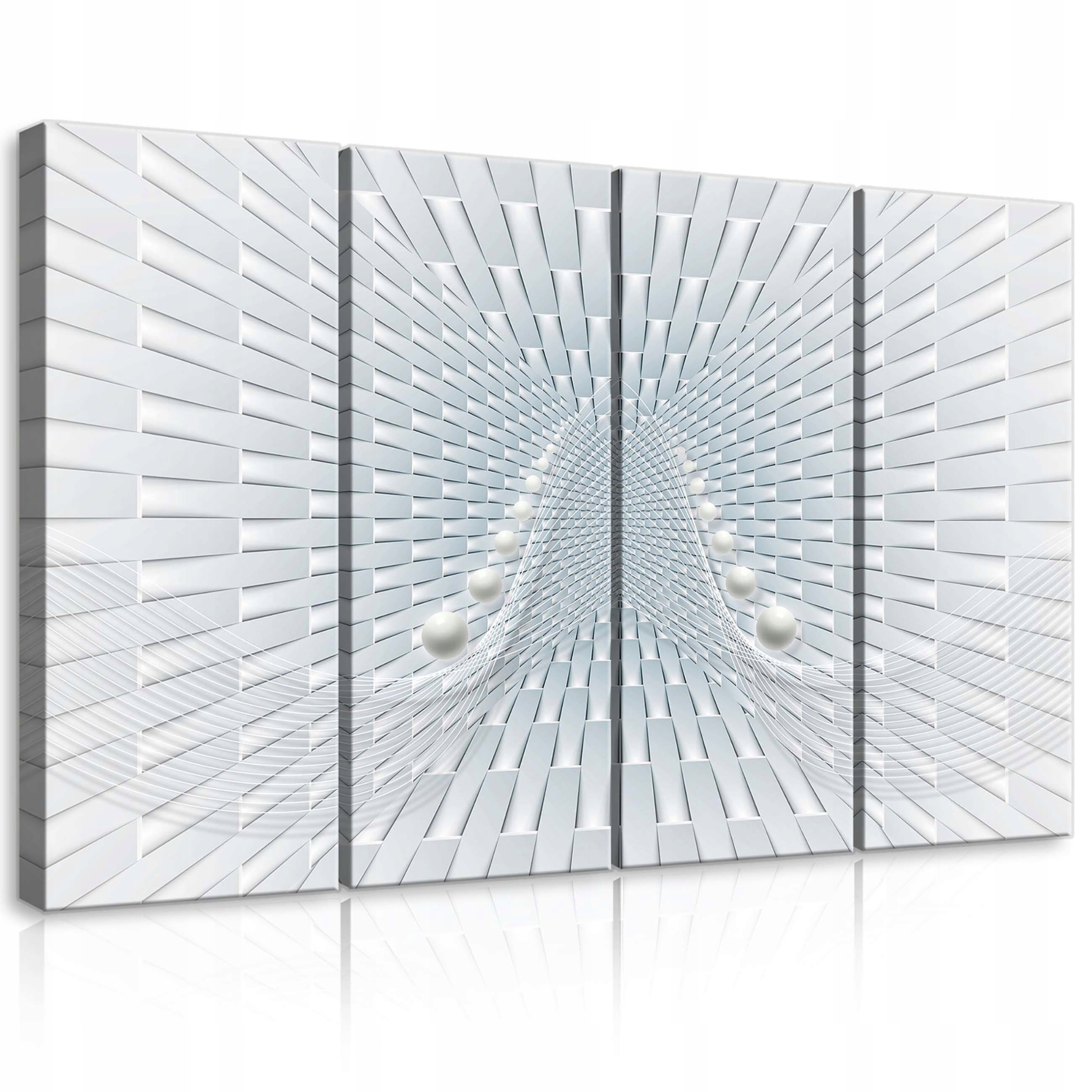 Obraz 120x80 Geometrická abstrakce futuristický tunel 3D minimalismus