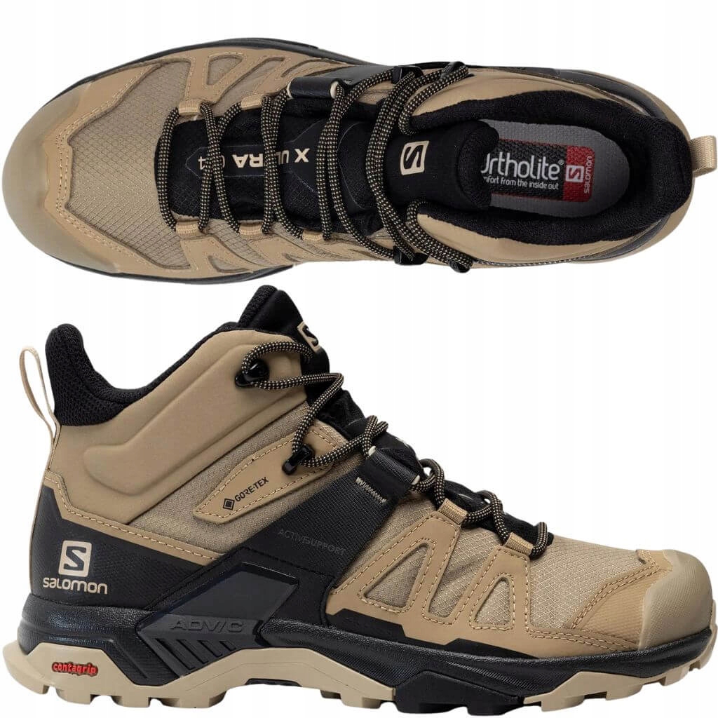 Salomon X Ultra 4 membrána Gore Tex boty pro treking a horskou turistiku 40 2/3