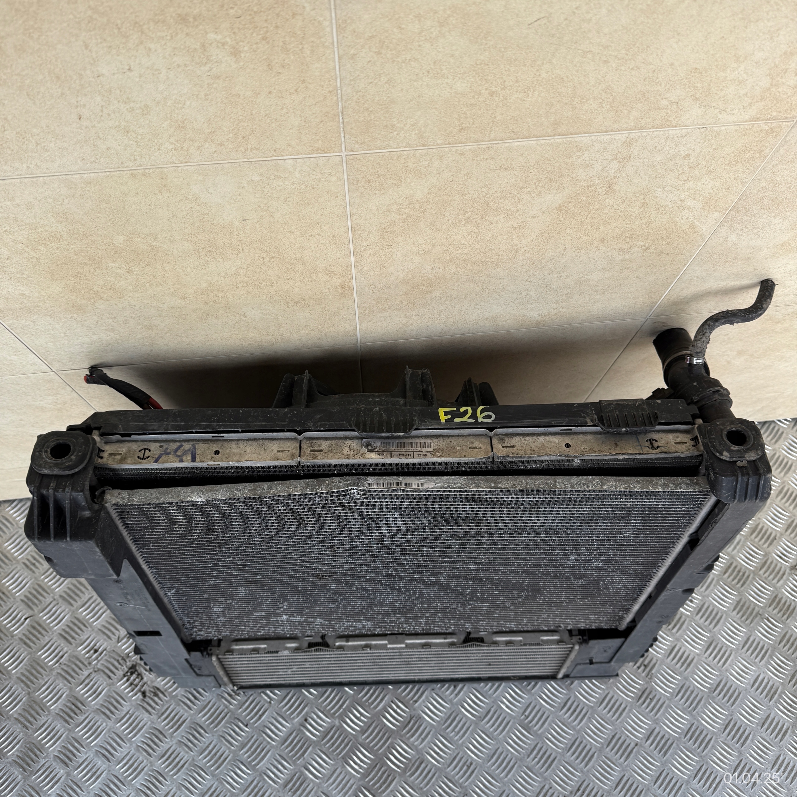 chladiče ventilátor BMW X4 F26 2016 ROK