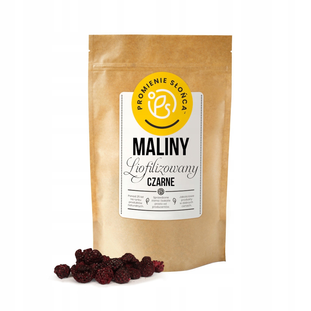Maliny czarne liofilizowane 20G