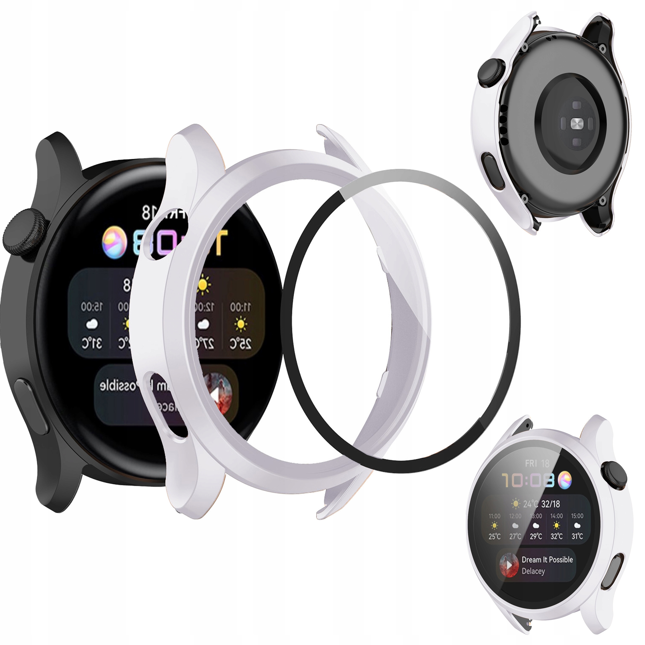 

Etui case z szkłem do Huawei GT3 42mm