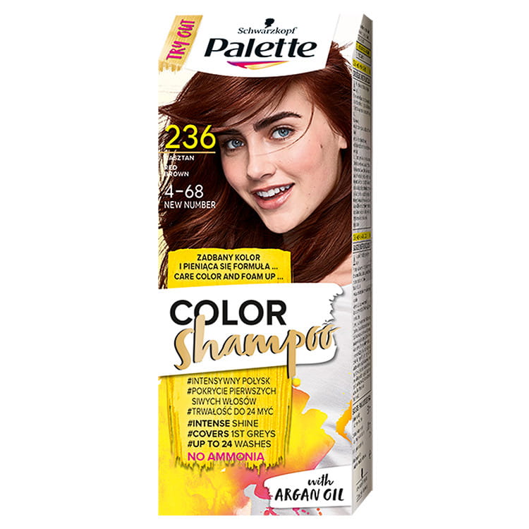 PALETTE SZAMPON 236 kasztan 4-68
