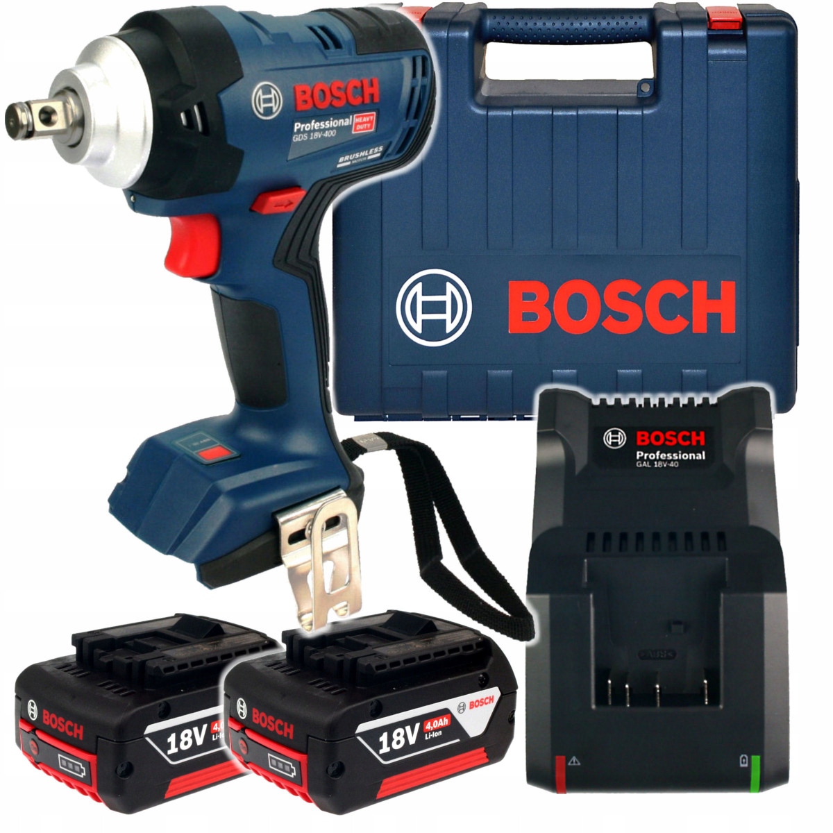 Klucz Udarowy 400Nm Gds 18V-400 Bosch Walizka