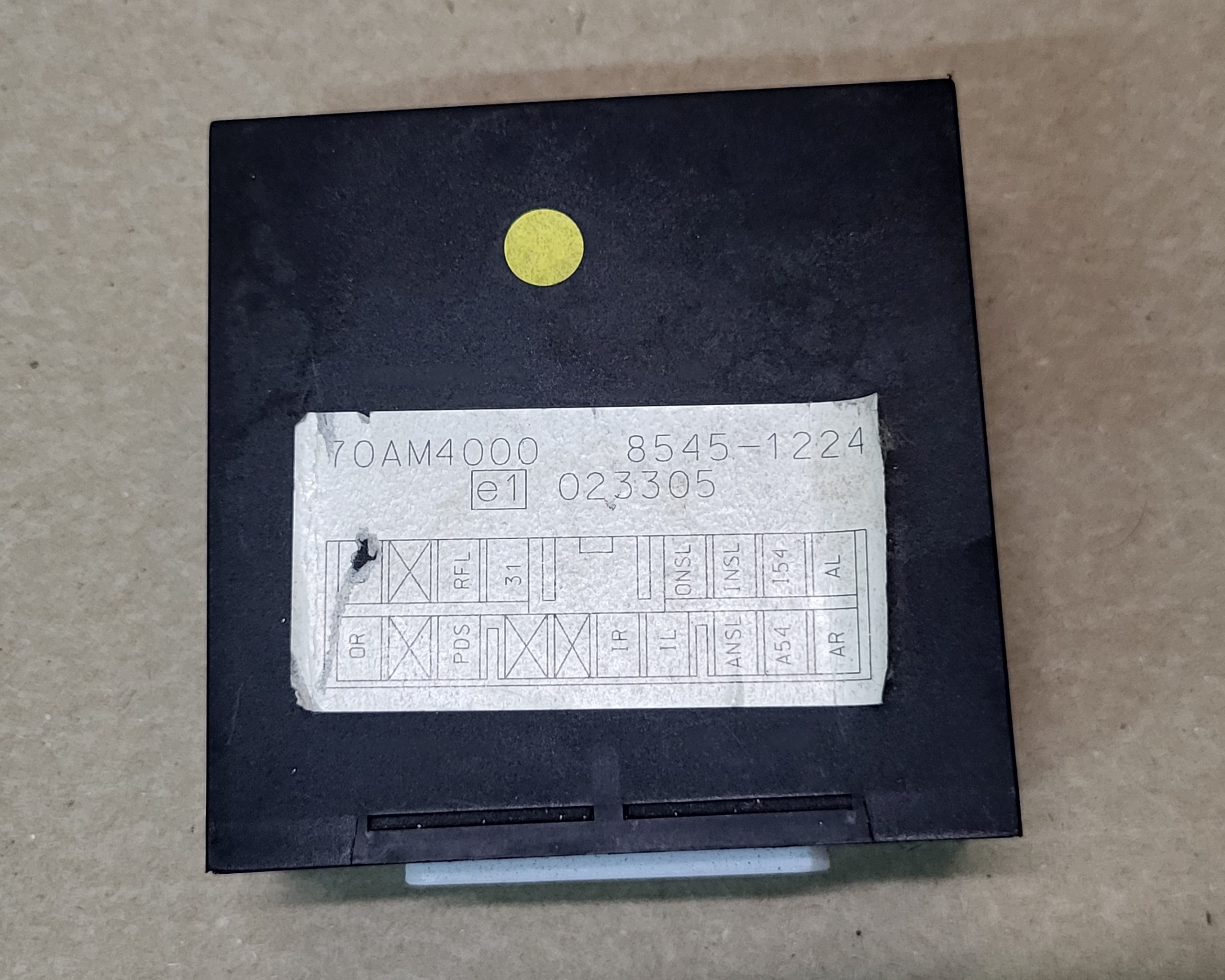 module SENSOR control unit PDC RENAULT SCENIC 2 II 1.6 16V 8545-1224 70AM4000
