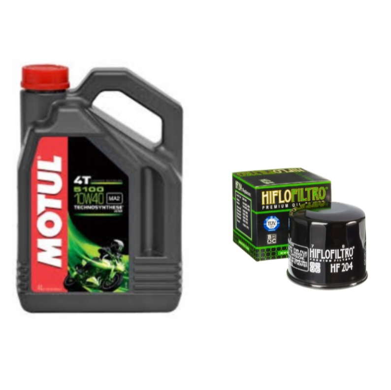

Olej Motul 4T 5100 10W40 4L Filtr Oleju HF204