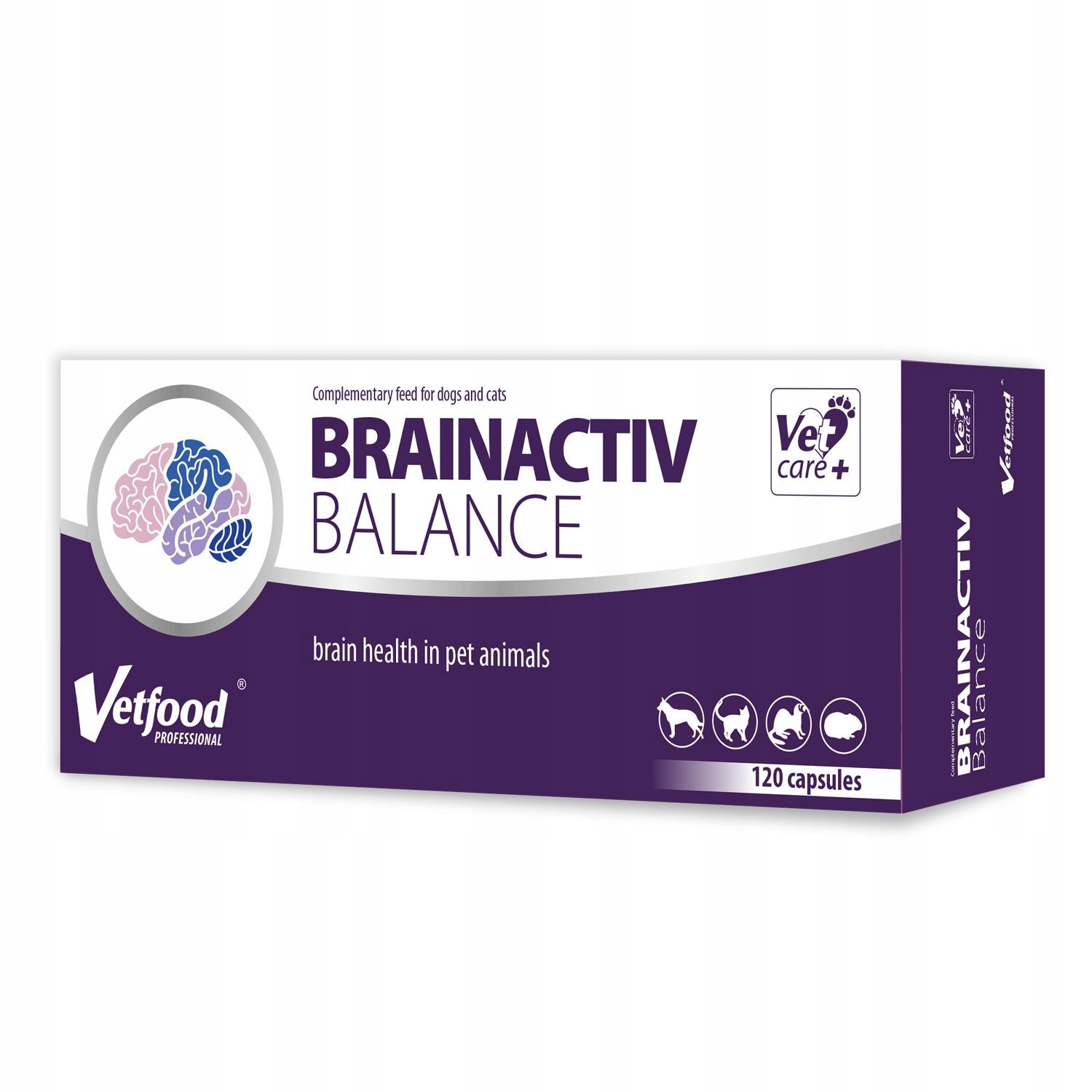 Vetfood brainactiv balance 120 kaps Układ nerwowy dla psa i kota