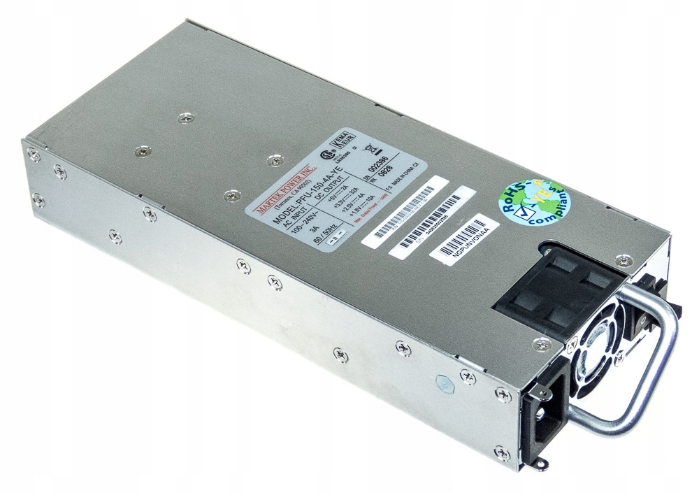 Napájací zdroj Martek Power PFU-150-4A-YE 144W Hot Swap 1U
