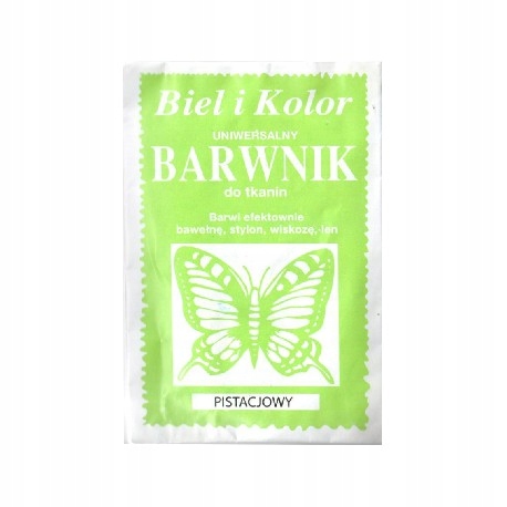 

Bk Barwnik do tkanin uniwersalny Pistacjowy