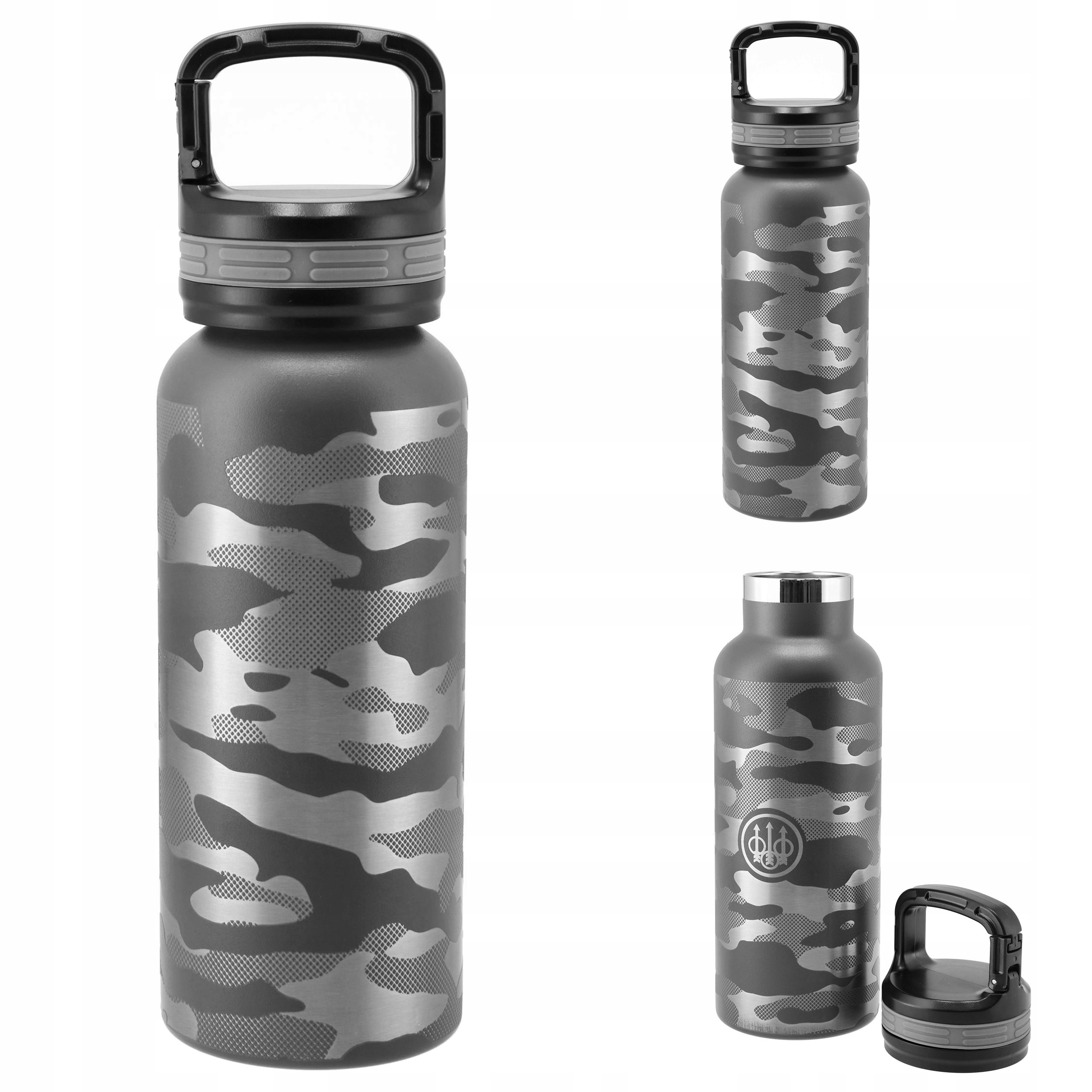 Butelka bidon na wodę Beretta 16oz, 475ml szara/kamuflaż