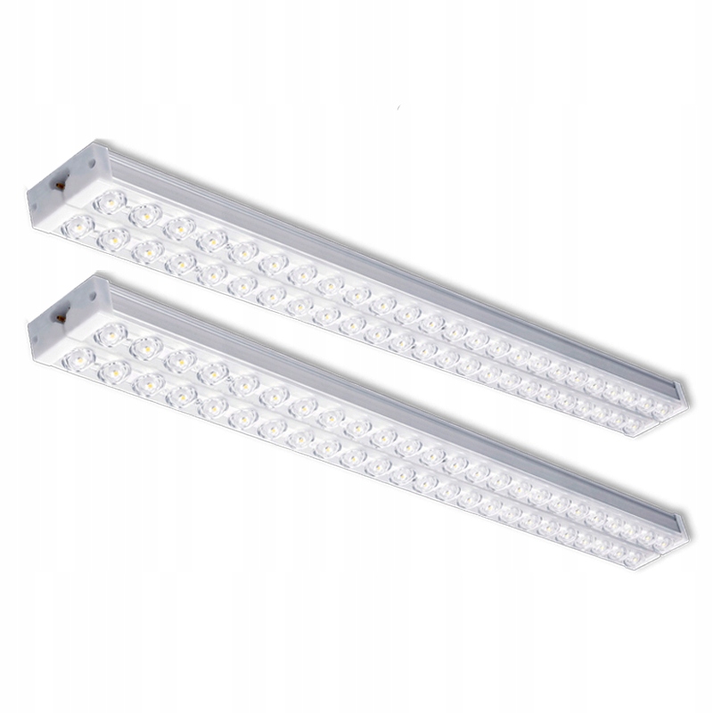 2x Mocna Lampa Led Oprawa Listwa Sufitowa Warsztatowa Garażowa 120CM 12000K