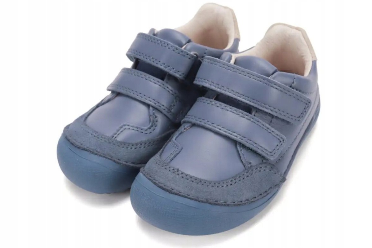 Barefoot Buty Dziecięce do Przedszkola dla Dziewczynki na Rzepy DDStep 36