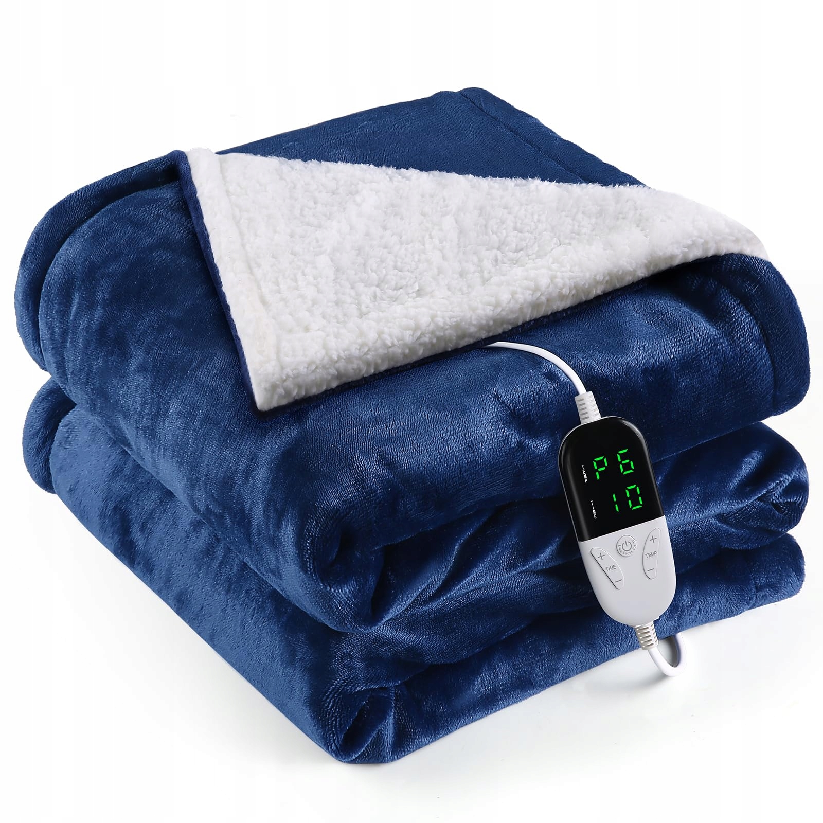 Koc elektryczny 130x150 Mata grzewcza LCD pilot 6 Heat +Timer