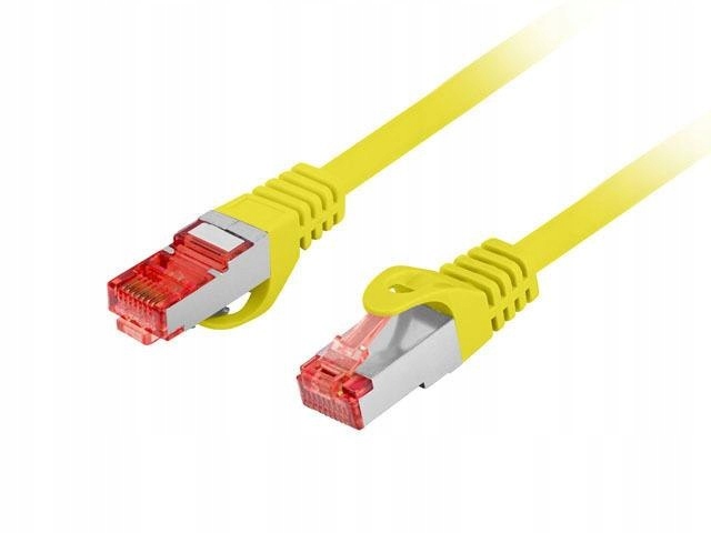 Patchcord Lanberg S/ftp kat.6 15m Lszh Cu fluke passed żółty