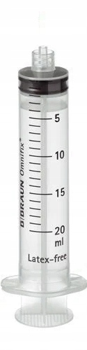 Strzykawka Omnifix Luer lock 3-częściowa 100szt 20ml B Braun