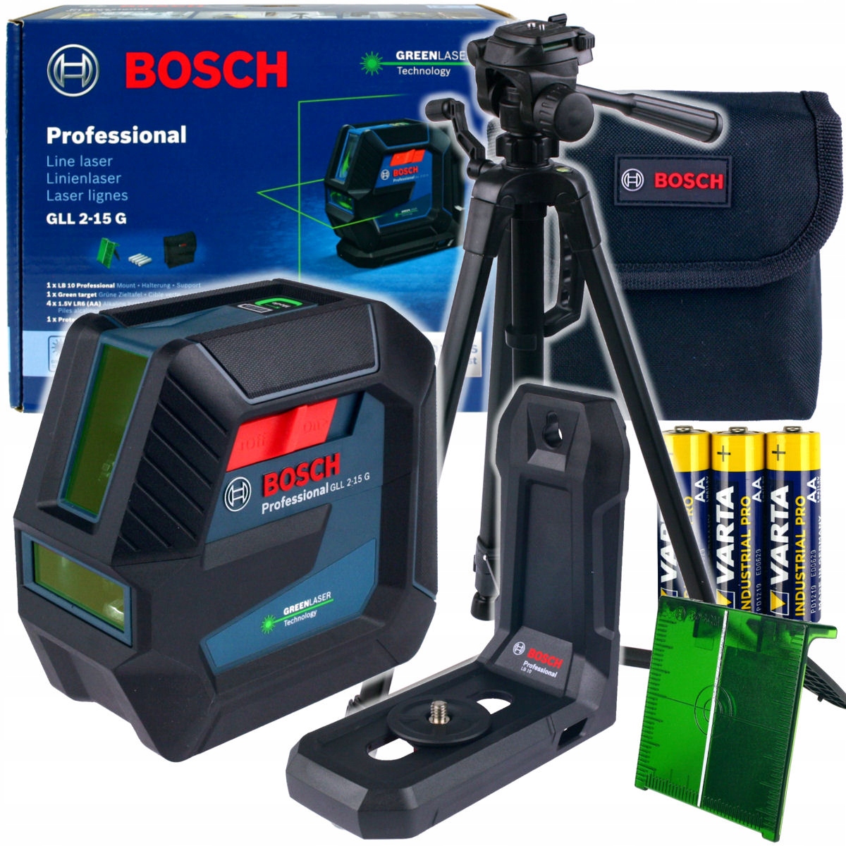 

Laser Krzyżowy Gll 2-15 G Bosch Statyw